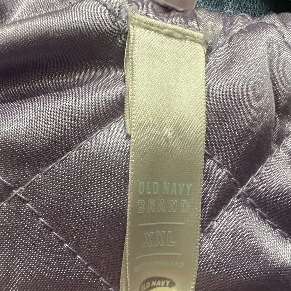 Girls Old Navy Lined Distressed Denim‎ Jean Jacket XXL